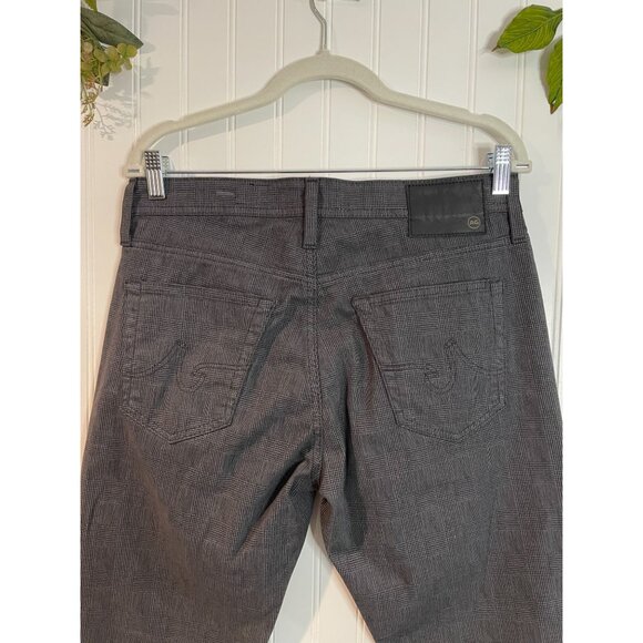 AG Mens The Everett Slim Straight Pants Size 31x32 Gray Plaid Cotton & Elastane - Picture 4 of 16